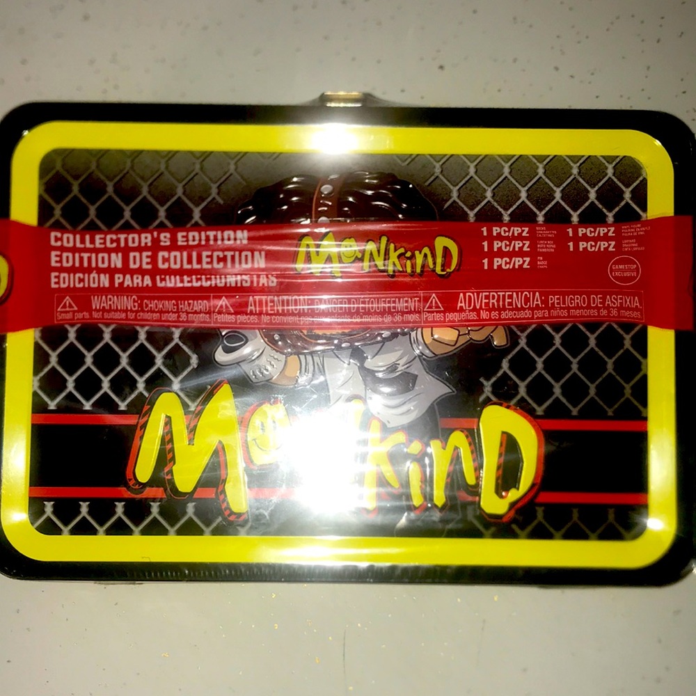WWE Mankind limited edition lunchbox collectors Funko Pop